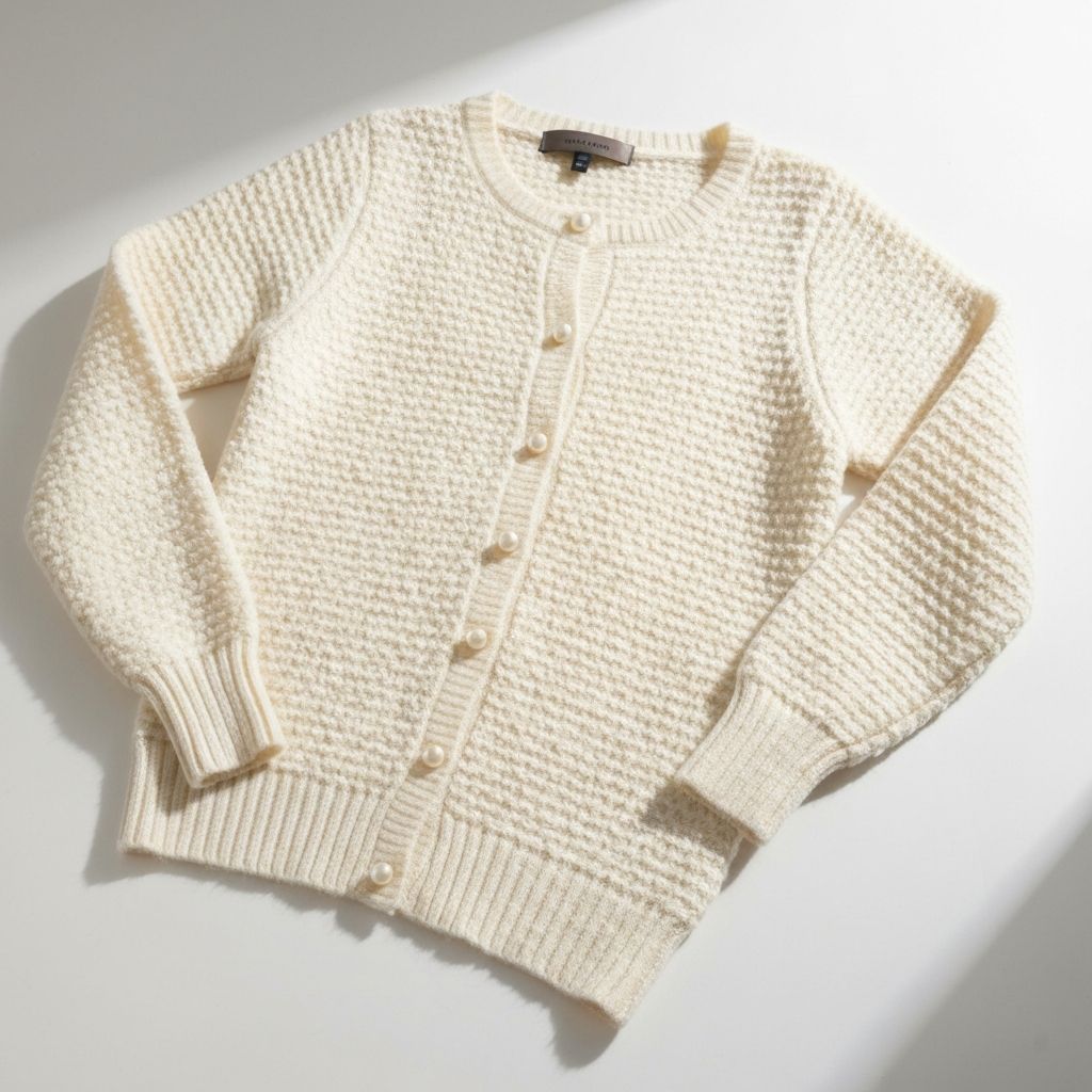 H&M Textured-Knit Cardigan